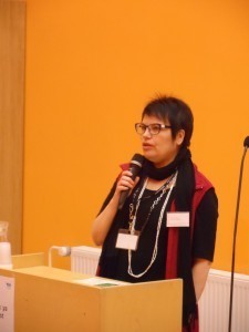 Projektledare Ann-Sofi Ljungqvist hälsade deltagarna välkomna till Ekotankesmedja 2014. 